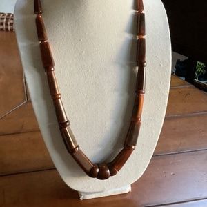 Wooden necklace